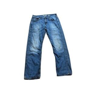 Slim Straight Denim Blue Cowboy Ranch